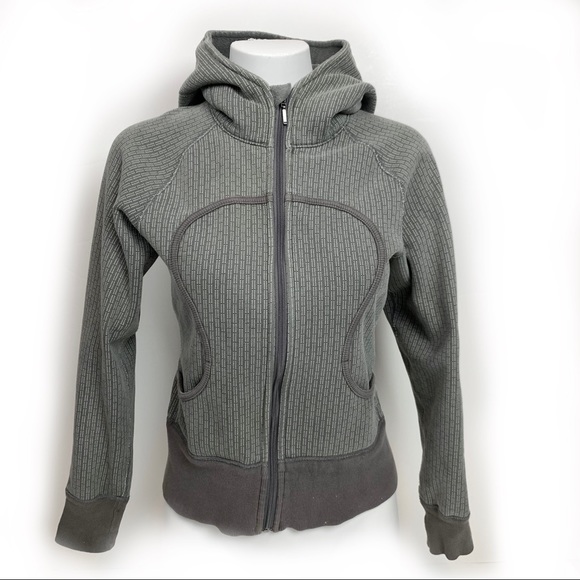 lululemon athletica Jackets & Blazers - LULULEMON Scuba Hoodie Green / Gray